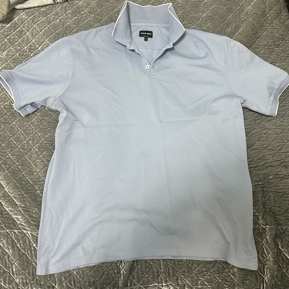 Light blue Giorgio Armani Polo